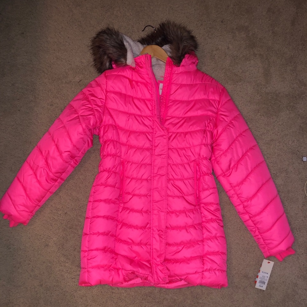 Cat & Jack Hot Pink Parka
